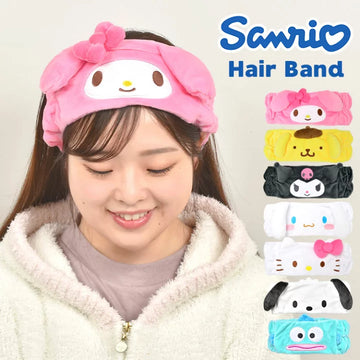 日本直送 Sanrio 家居束髮頭帶|十款角色|超舒服棉質【10月27日截單 ,預計 : 聖誕節前發貨】